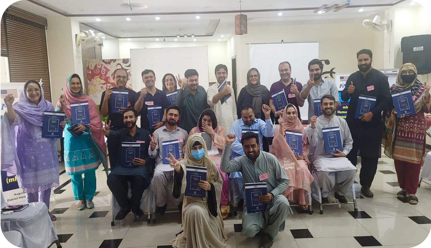 The mhGAP-HIG-PK guide has been adapted from the mhGAP Humanitarian Intervention Guide (mhGAP-HIG): Clinical management of mental, neurological and substance use conditions in humanitarian emergencies. World Health Organization and United Nations High Commissioner for Refugees (WHO, 2015).